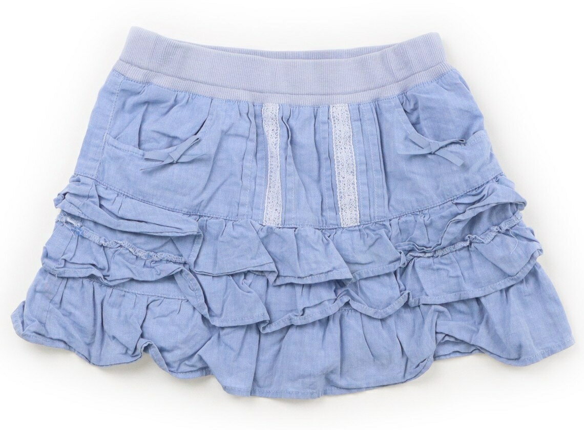 組曲 Kumikyoku スカート 110 女の子 ライトブルー 子供服 ベビー服 キッズ アウトレット ユーズド 【中古】キッズ・ベビー・マタニティ