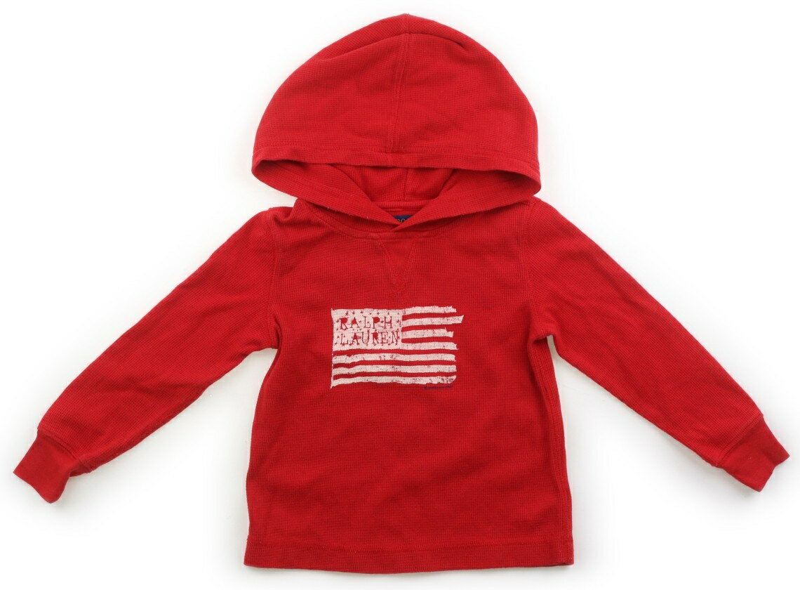 ポロラルフローレン POLO RALPH LAUREN パーカー 100 男の子 レッド 子供服 ベビー服 キッズ アウトレット ユーズド 【中古】キッズ・ベビー・マタニティ