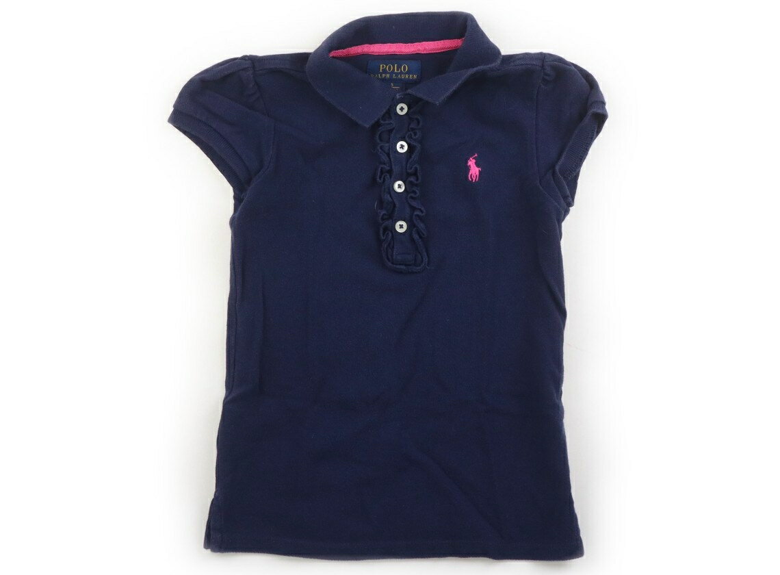 ポロラルフローレン POLO RALPH LAUREN ポロシャツ 110 女の子 紺 子供服 ベビー服 キッズ アウトレット ユーズド 【中古】キッズ・ベビー・マタニティ