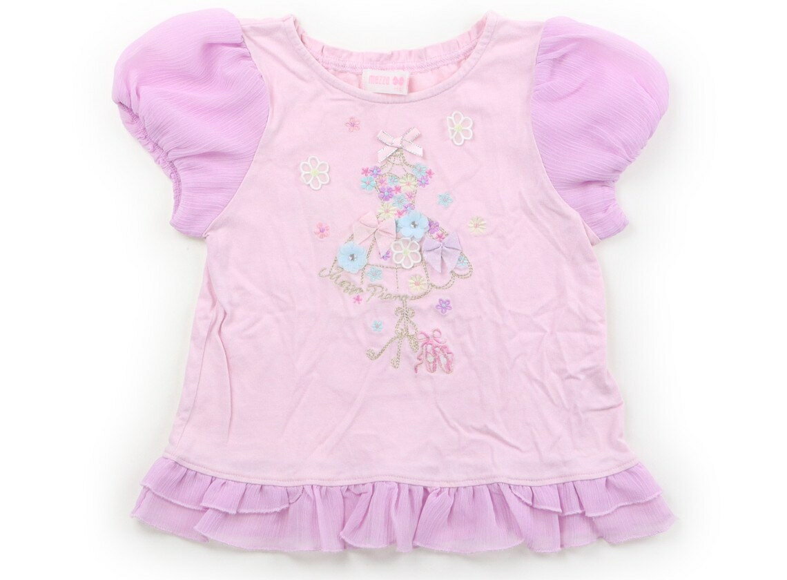 Rakuten - メゾピアノ mezzo piano Tシャツ・カットソー 110 女の子 ピンクラベンダー 子供服 ベビー服 キッズ アウトレット ユーズド 【中古】キッズ・ベビー・マタニティ