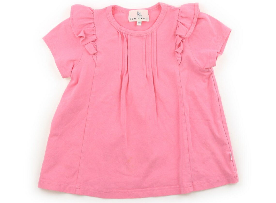 組曲 Kumikyoku Tシャツ・カットソー 120 女の子 ピンク 子供服 ベビー服 キッズ アウトレット ユーズド 【中古】キッズ・ベビー・マタニティ