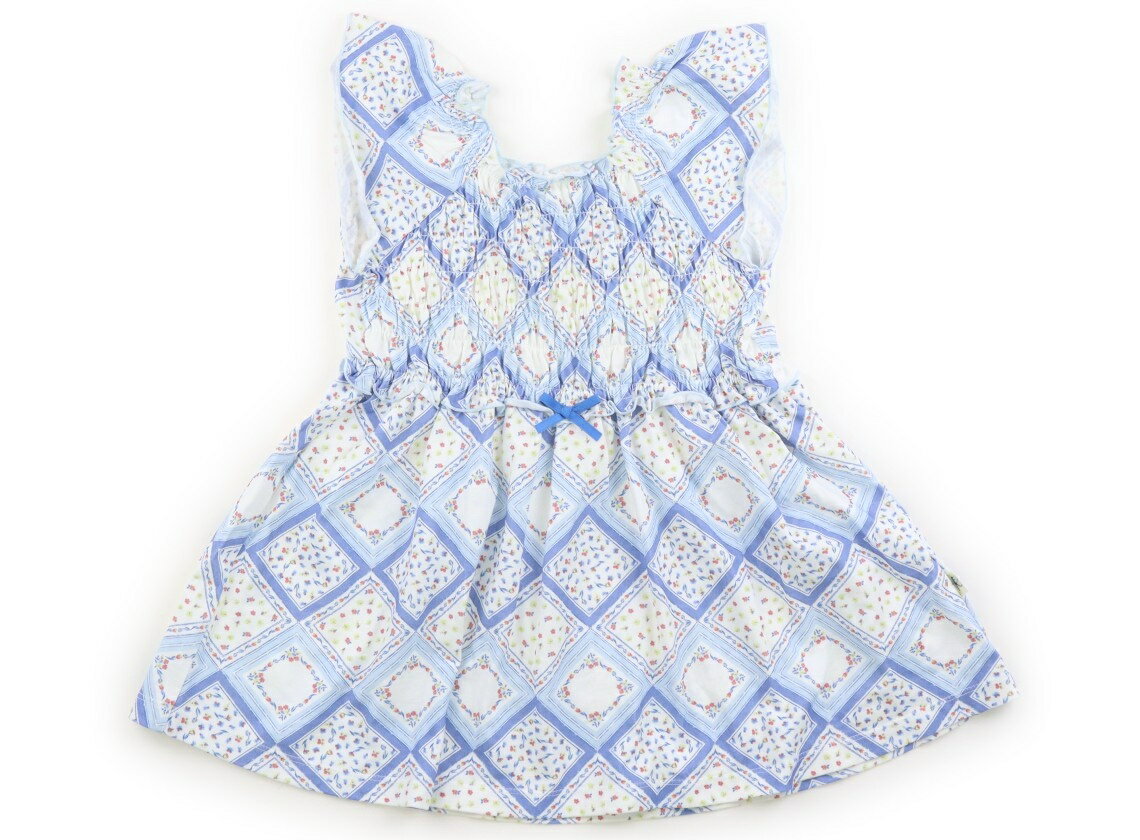 組曲 Kumikyoku チュニック 140 女の子 白、ブルー 子供服 ベビー服 キッズ アウトレット ユーズド 【中古】キッズ・ベビー・マタニティ