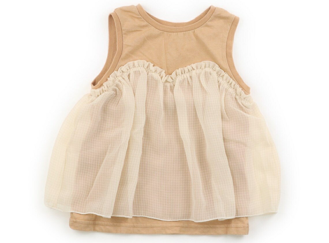 Apres les cours Tank Top/Camisole, Size 100, Girls, Brown, Children's Clothing, Baby Clothes, Kids, Outlet, Used [Pre-owned] Kids, Baby, Maternity