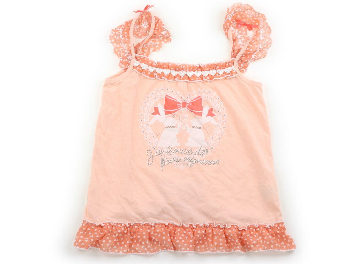 Axes Femme Kids Tank Top/Camisole, Size 140, Girls, Salmon Pink, Children's Clothing, Baby Clothing, Kids, Outlet, Used [Pre-owned] Kids, Baby, Maternity