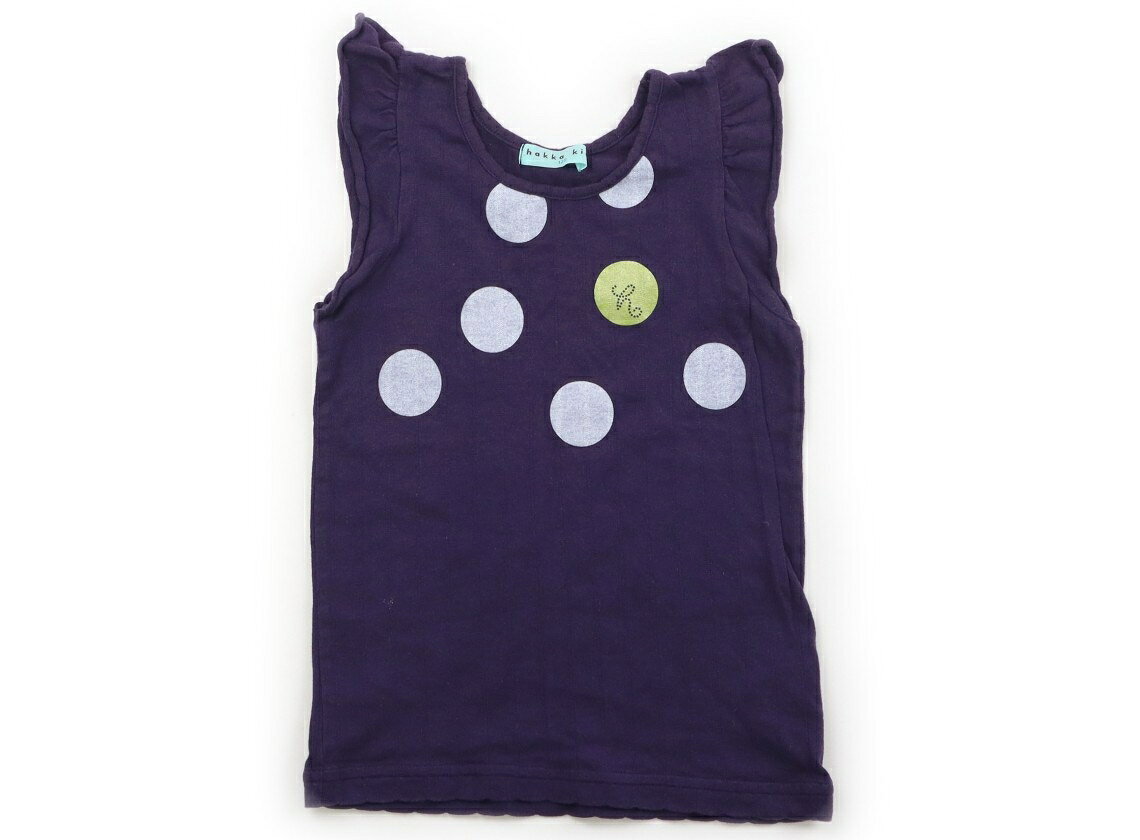 HAKKA Tank Top/Camisole, Size 120, Girls, Purple Polka Dot, Children's Clothing, Baby Clothes, Kids, Outlet, Used [Pre-owned] Kids, Baby, Maternity