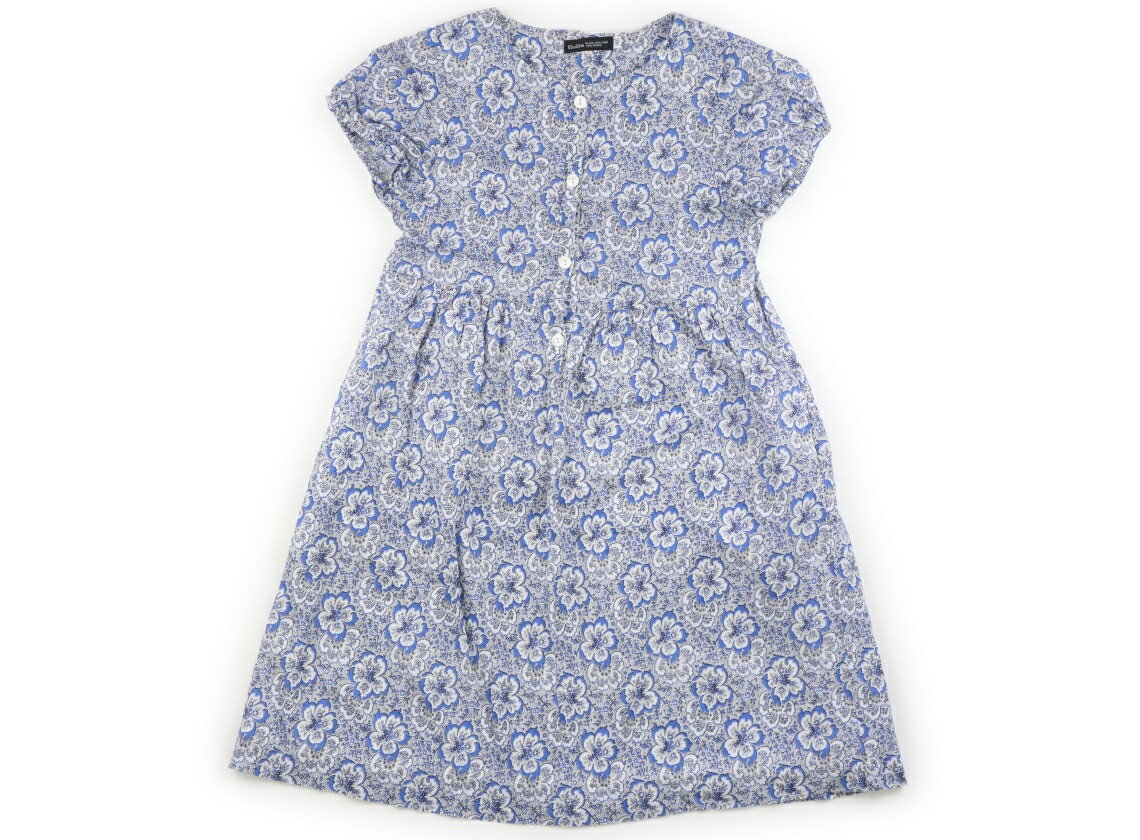べべ BeBe ワンピース 140 女の子 白、黒、青 子供服 ベビー服 キッズ アウトレット ユーズド 【中古】キッズ・ベビー・マタニティ