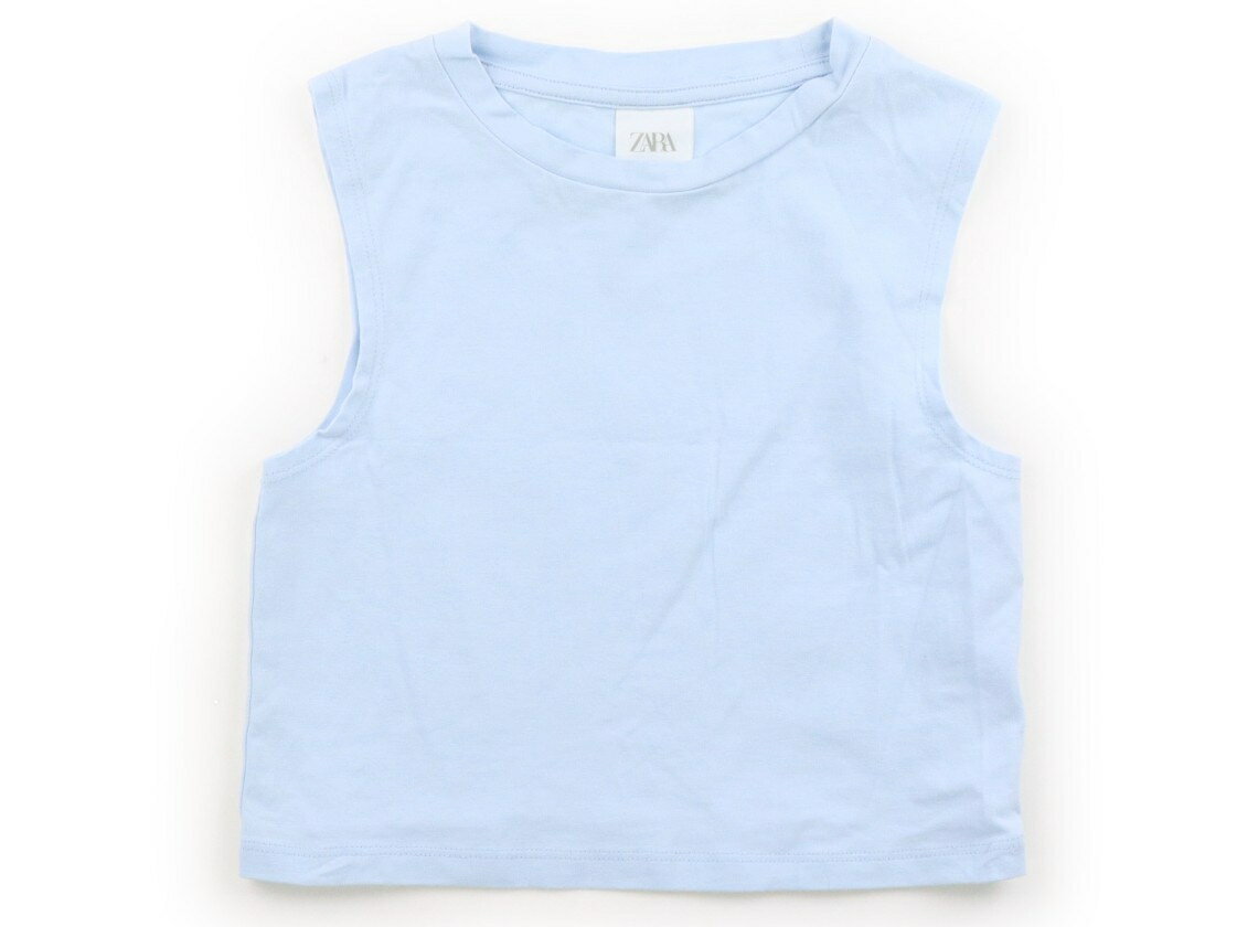 ザラ ZARA タンクトップ・キャミソール 130 女の子 水色 子供服 ベビー服 キッズ アウトレット ユーズド 【中古】キッズ・ベビー・マタニティ