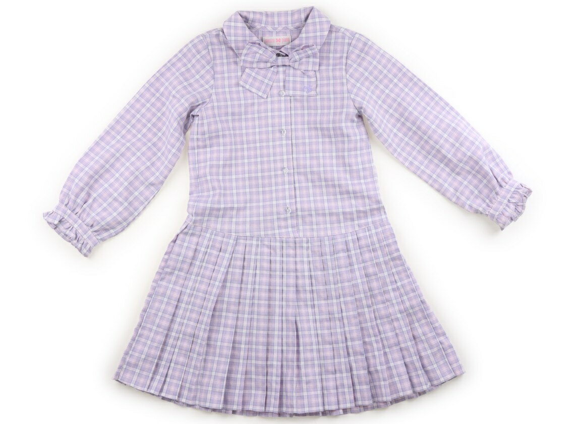 メゾピアノ mezzo piano ワンピース 120 女の子 薄紫、白 子供服 ベビー服 キッズ アウトレット ユーズド 【中古】キッズ・ベビー・マタニティ