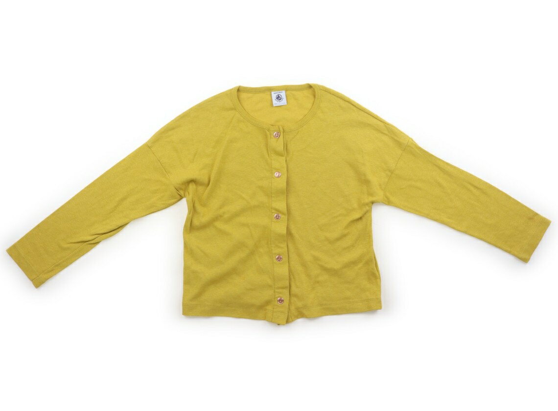 プチバトー PETIT BATEAU カーディガン 110 女の子 からし 子供服 ベビー服 キッズ アウトレット ユーズド 【中古】キッズ・ベビー・マタニティ