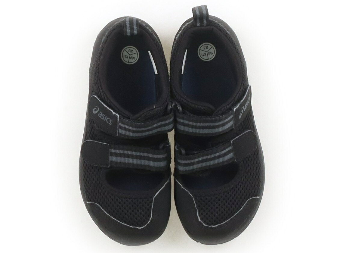 アシックス Asics スニーカー 靴18cm〜 男の子 ブラック 子供服 ベビー服 キッズ アウトレット ユーズド 【中古】キッズ・ベビー・マタニティ