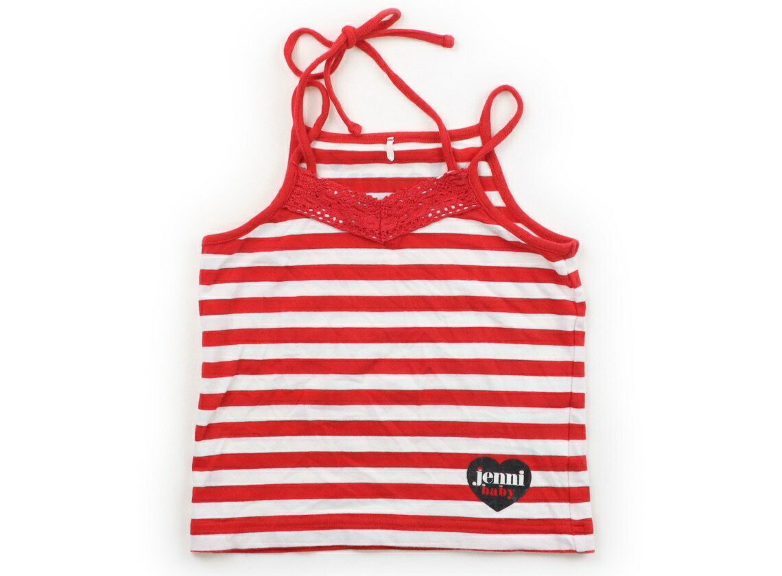 JENNI Tank Top/Camisole, Size 90, Girls, Red/Off-Striped, Children's Clothing, Baby Clothes, Kids, Outlet, Used [Pre-owned] Kids, Baby, Maternity