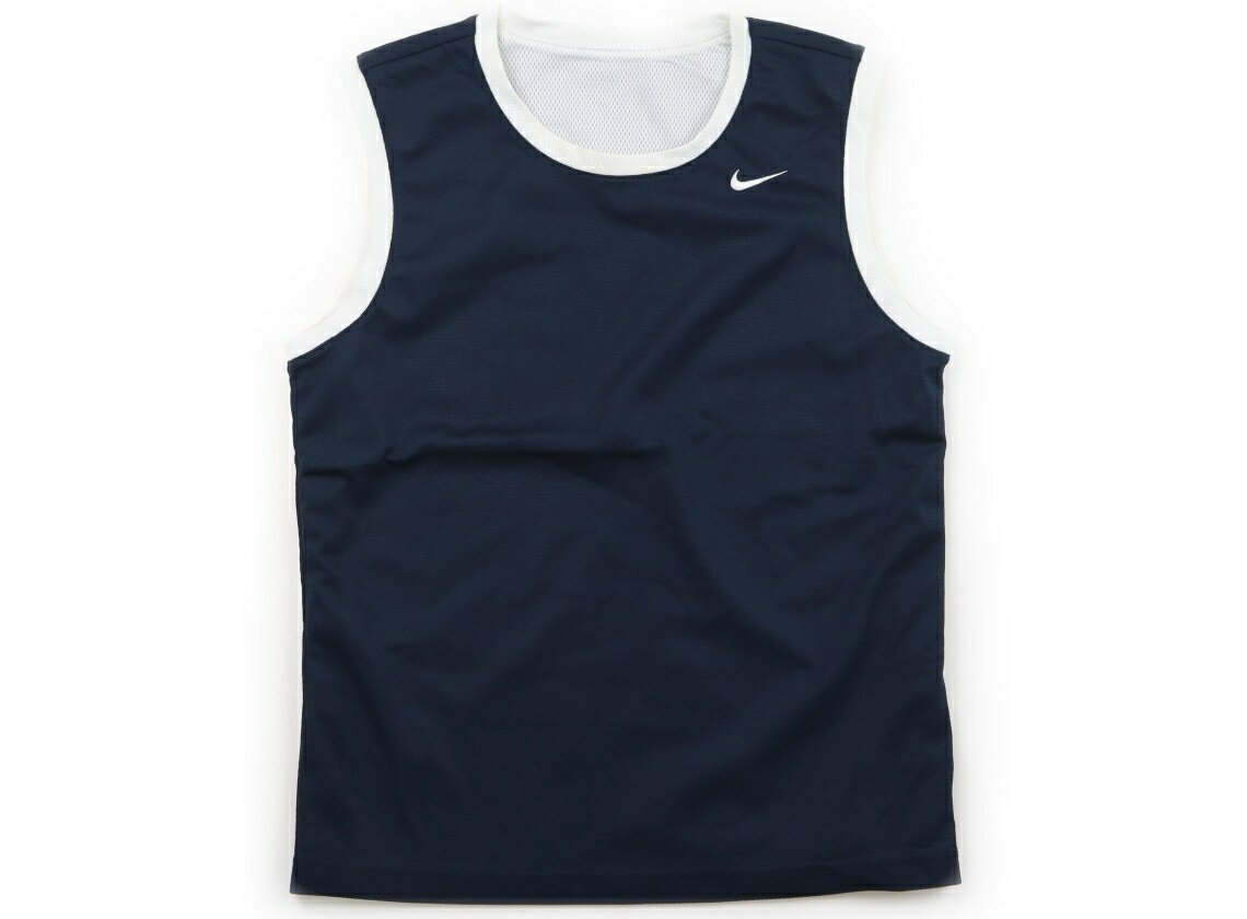 Nike Tank Top/Camisole, Size 140, Boys, White/Navy, Children's Clothing, Baby Clothes, Kids, Outlet, Used [Pre-owned] Kids, Baby, Maternity