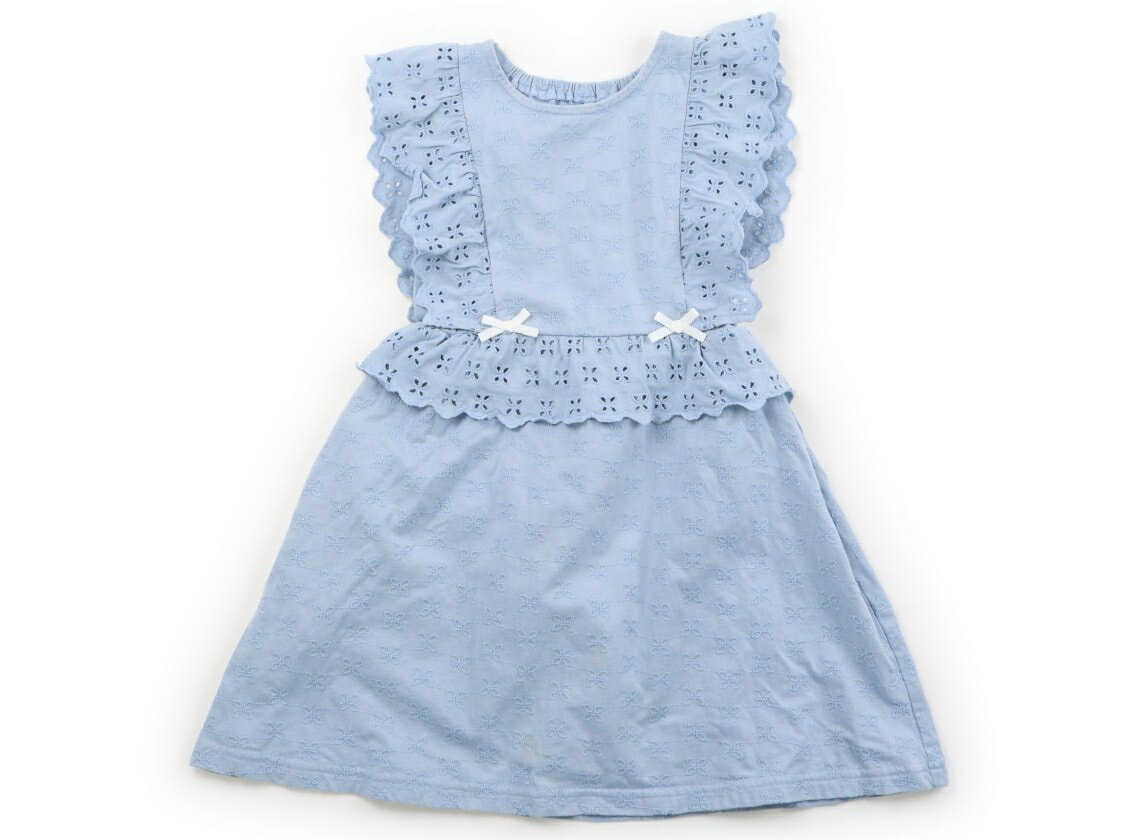 組曲 Kumikyoku ワンピース 110 女の子 水色 子供服 ベビー服 キッズ アウトレット ユーズド 【中古】キッズ・ベビー・マタニティ