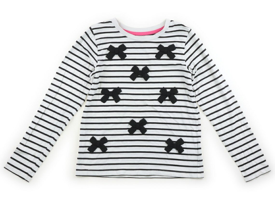 Rakuten - ケイトスペード Kate Spade Tシャツ・カットソー 150 女の子 オフ・ブラックボーダー・リボン 子供服 ベビー服 キッズ アウトレット ユーズド 【中古】キッズ・ベビー・マタニティ