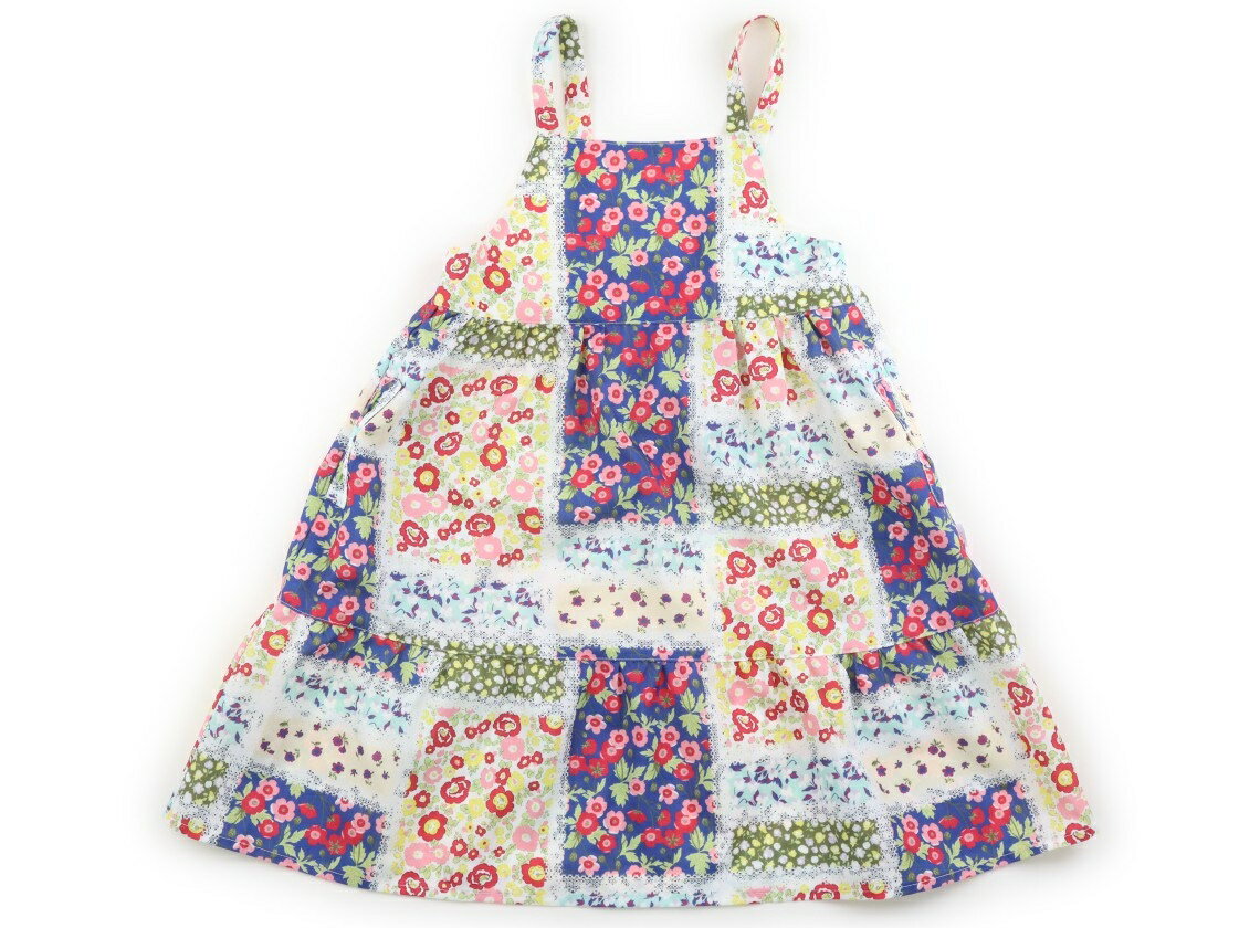 組曲 Kumikyoku ワンピース 110 女の子 カラフル花柄 子供服 ベビー服 キッズ アウトレット ユーズド 【中古】キッズ・ベビー・マタニティ