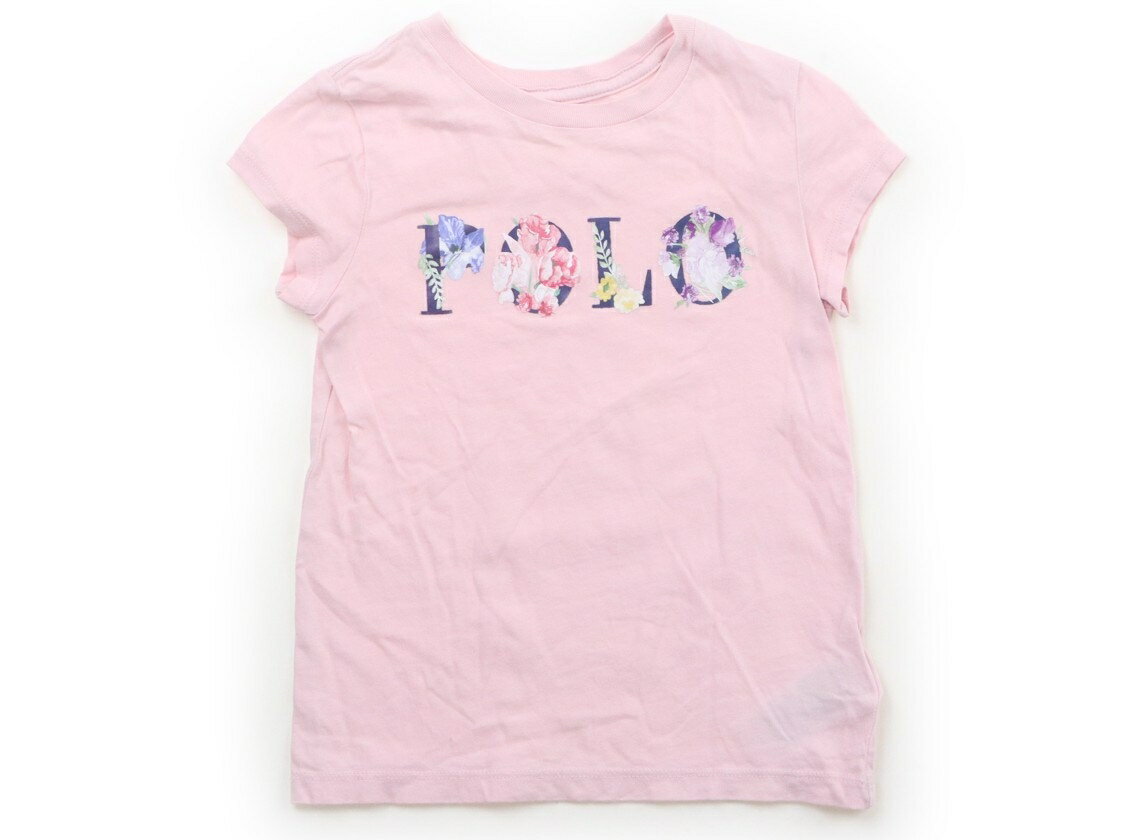 ポロラルフローレン POLO RALPH LAUREN Tシャツ・カットソー 110 女の子 ピンク・プリント 子供服 ベビー服 キッズ アウトレット ユーズド 【中古】キッズ・ベビー・マタニティ