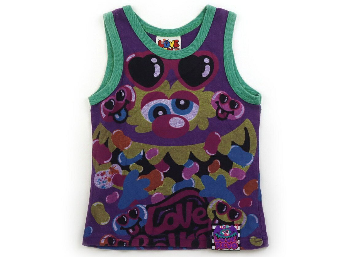 LOVEREVOLUTION Tank Top/Camisole, Size 100, Boys, Purple/Green, etc. Children's Clothing, Baby Clothes, Kids, Outlet, Used [Pre-owned] Kids, Baby, Maternity