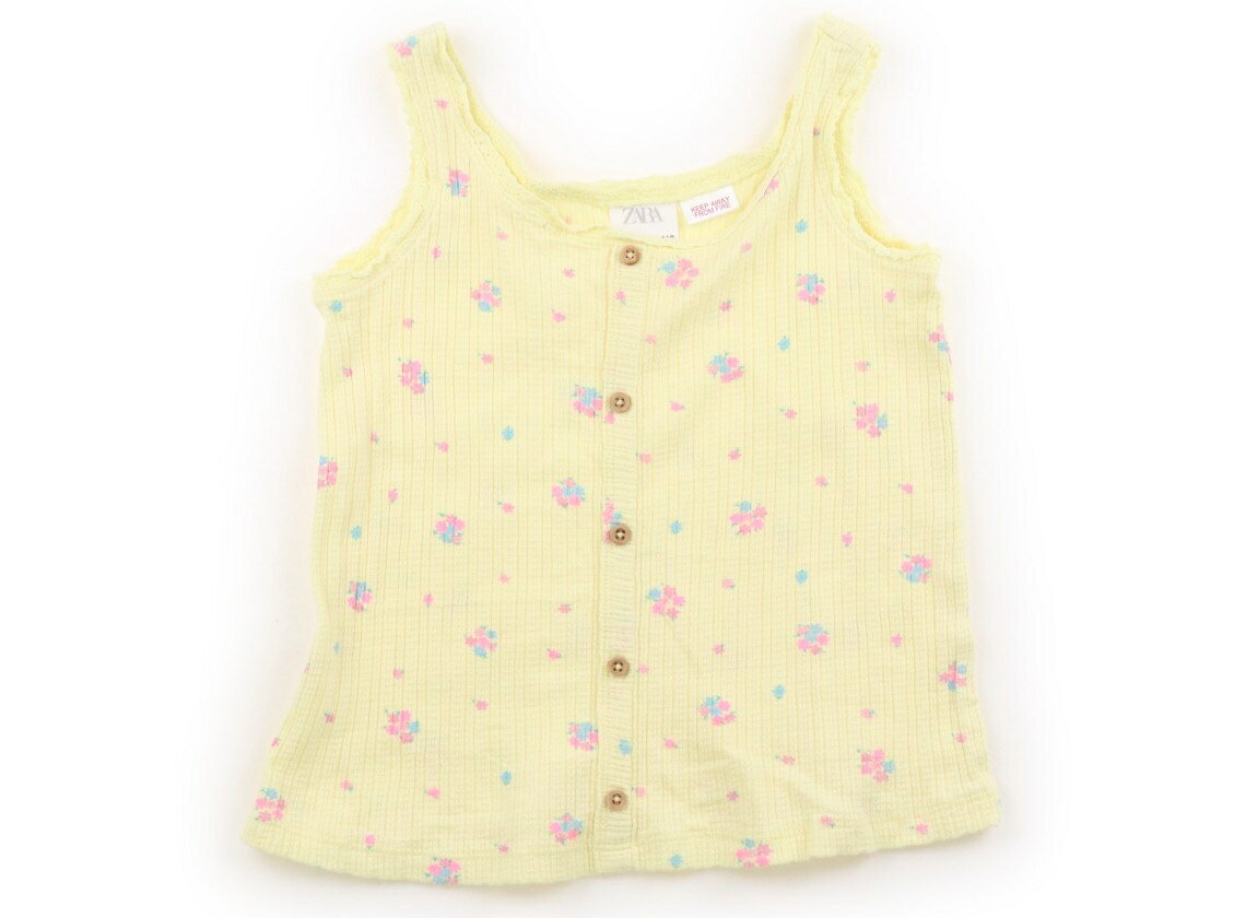 ZARA Tank Top/Camisole, Size 110, Girls, Yellow, Children's Clothing, Baby Clothes, Kids, Outlet, Used [Pre-owned] Kids, Baby, Maternity