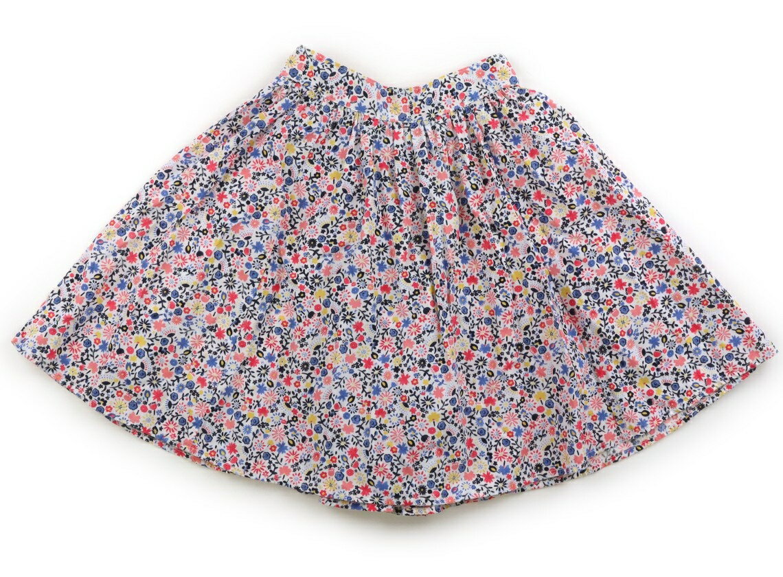 ティー Tea/Tea Collction スカート 100 女の子 ホワイト・マルチカラー総柄 子供服 ベビー服 キッズ アウトレット ユーズド キッズ・ベビー・マタニティ