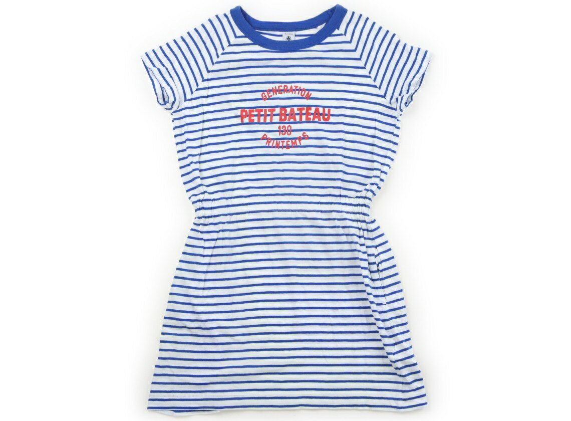 Rakuten - プチバトー PETIT BATEAU ワンピース 140 女の子 色、青 子供服 ベビー服 キッズ アウトレット ユーズド 【中古】キッズ・ベビー・マタニティ