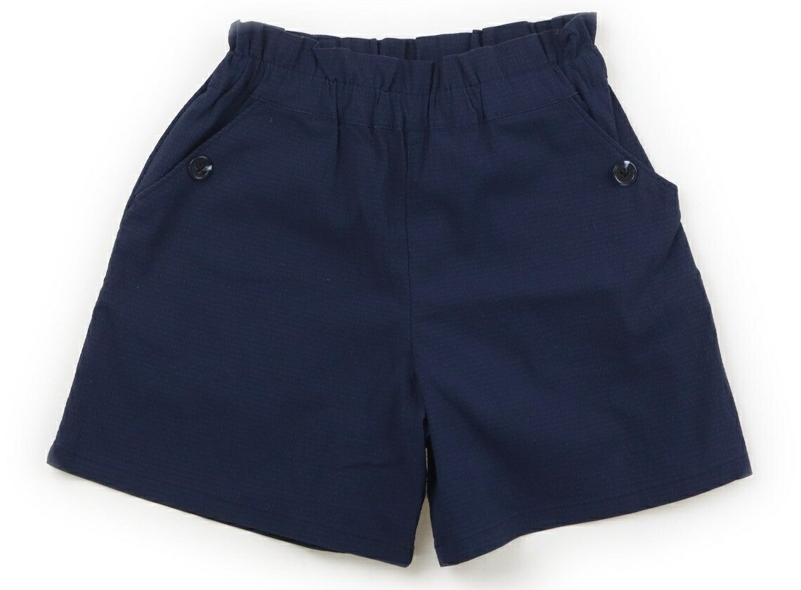 べべ BeBe ハーフパンツ 140 女の子 ネイビー 子供服 ベビー服 キッズ アウトレット ユーズド 【中古】キッズ・ベビー・マタニティ
