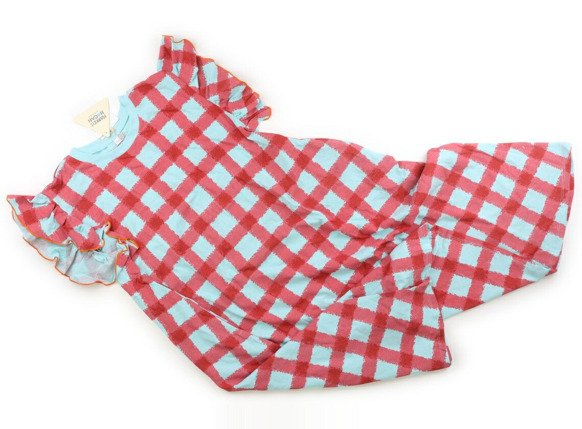 Dresses - マーキーズ Markey's ワンピース 150 女の子 水色赤チェック 子供服 ベビー服 キッズ アウトレット ユーズド 【中古】キッズ・ベビー・マタニティ