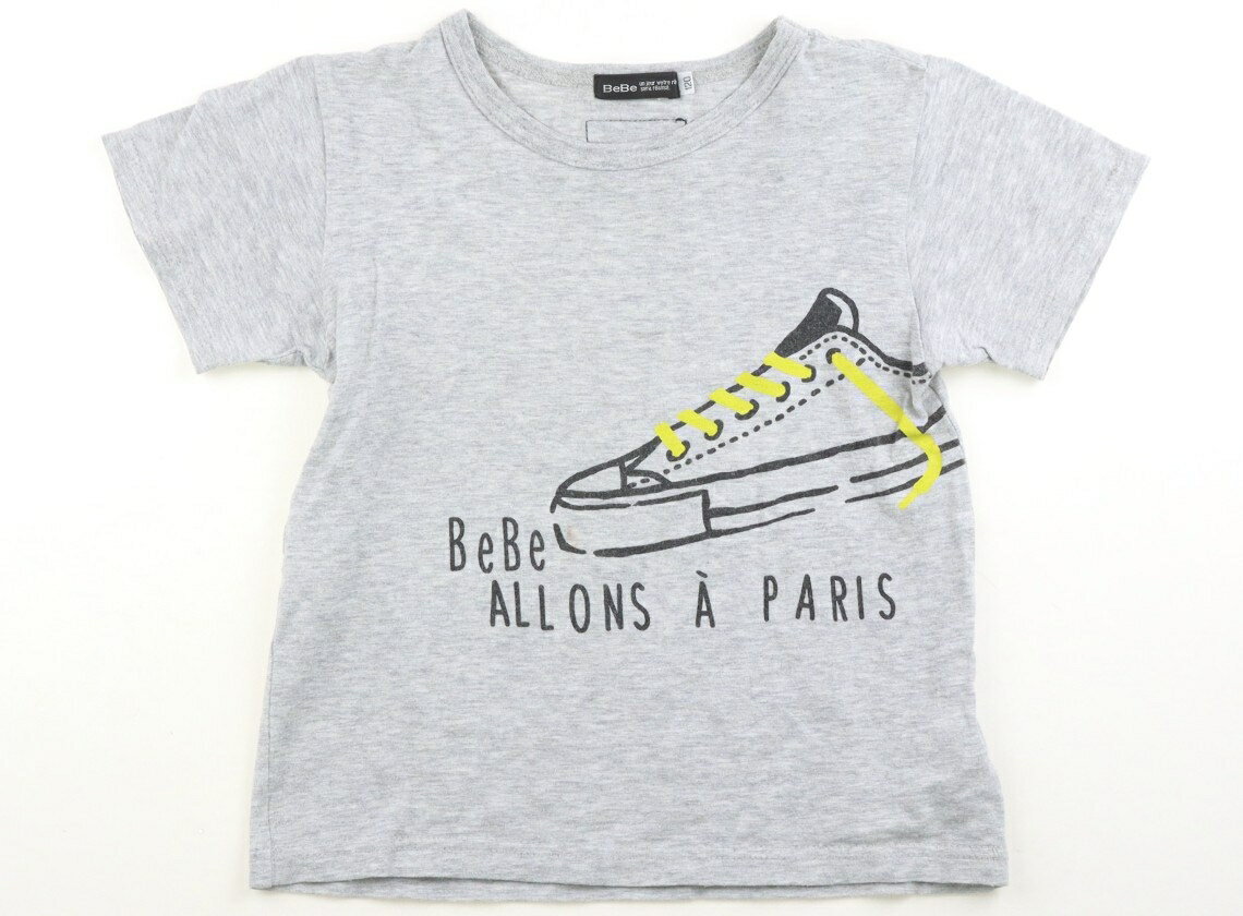 べべ BeBe Tシャツ・カットソー 120 男の子 グレー 子供服 ベビー服 キッズ アウトレット ユーズド 【中古】キッズ・ベビー・マタニティ