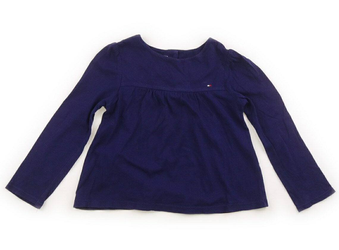 Rakuten - トミーヒルフィガー Tommy Hilfiger Tシャツ・カットソー 100 女の子 ネイビー 子供服 ベビー服 キッズ アウトレット ユーズド 【中古】キッズ・ベビー・マタニティ