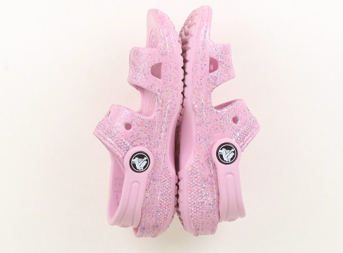 CarryOnのクロックス CROCS サンダル 靴16cm〜 女の子 ピンク、ラメ 子供服 ベビー服 キッズ アウトレット ユーズド 【中古】キッズ・ベビー・マタニティ｜アングル3