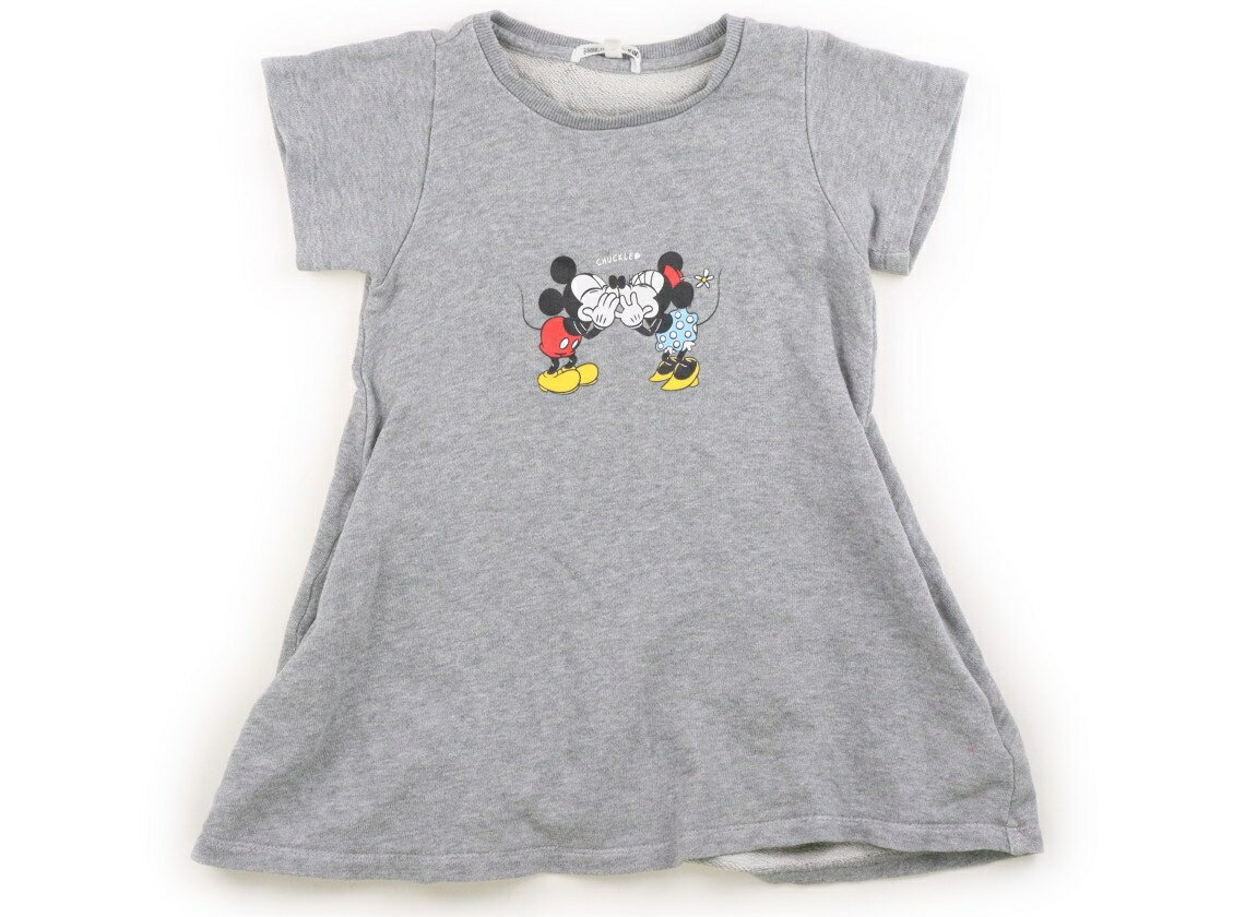 ビームス BEAMS ワンピース 100 女の子 グレー、ミッキーマウス 子供服 ベビー服 キッズ アウトレット ユーズド 【中古】キッズ・ベビー・マタニティ