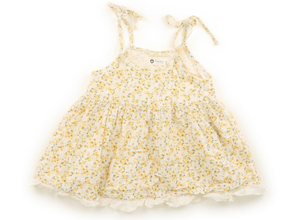 Arim Closet Tank Top/Camisole, Size 120, Girls, Ivory/Yellow, All-over Print, Children's Clothing, Baby Clothes, Kids, Outlet, Used [Pre-owned] Kids, Baby, Maternity