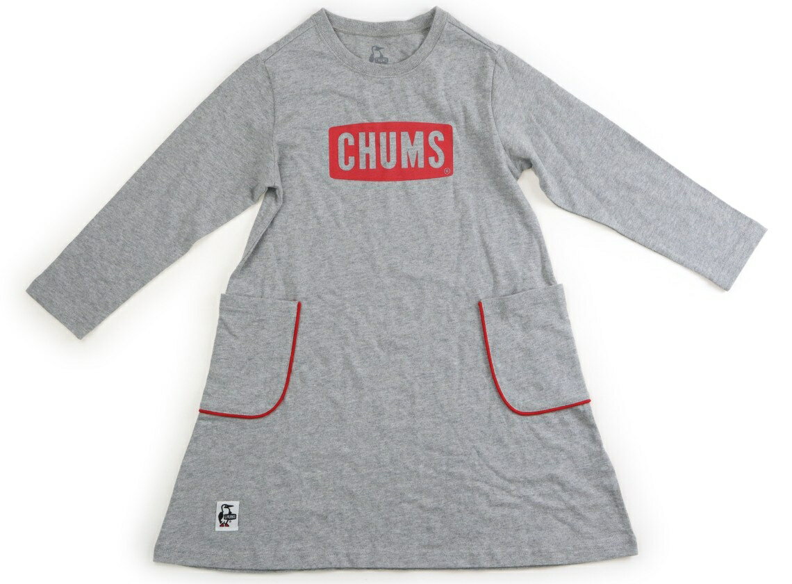 Dresses - チャムス CHUMS ワンピース 110 女の子 グレー 子供服 ベビー服 キッズ アウトレット ユーズド 【中古】キッズ・ベビー・マタニティ