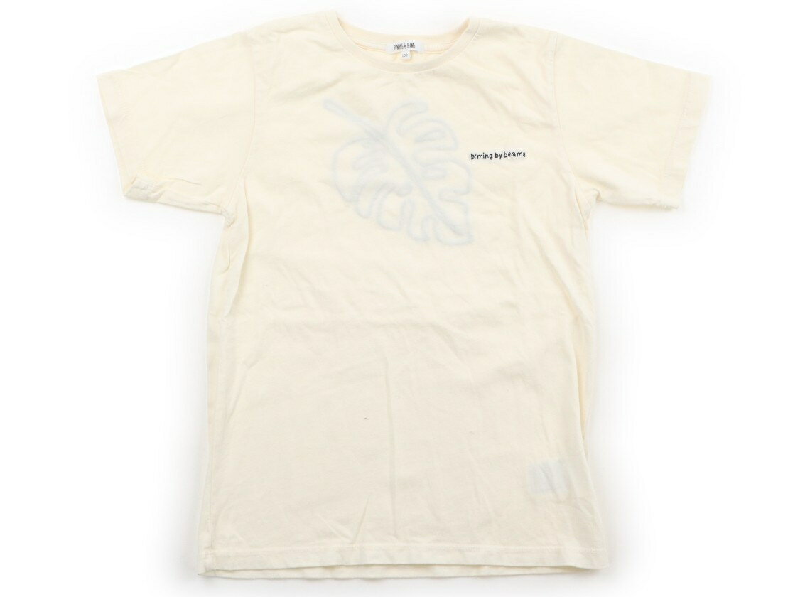 ビーミングバイビームス B:MING by BEAMS Tシャツ・カットソー 130 男の子 オフホワイト・黒 子供服 ベビー服 キッズ アウトレット ユーズド 【中古】キッズ・ベビー・マタニティ