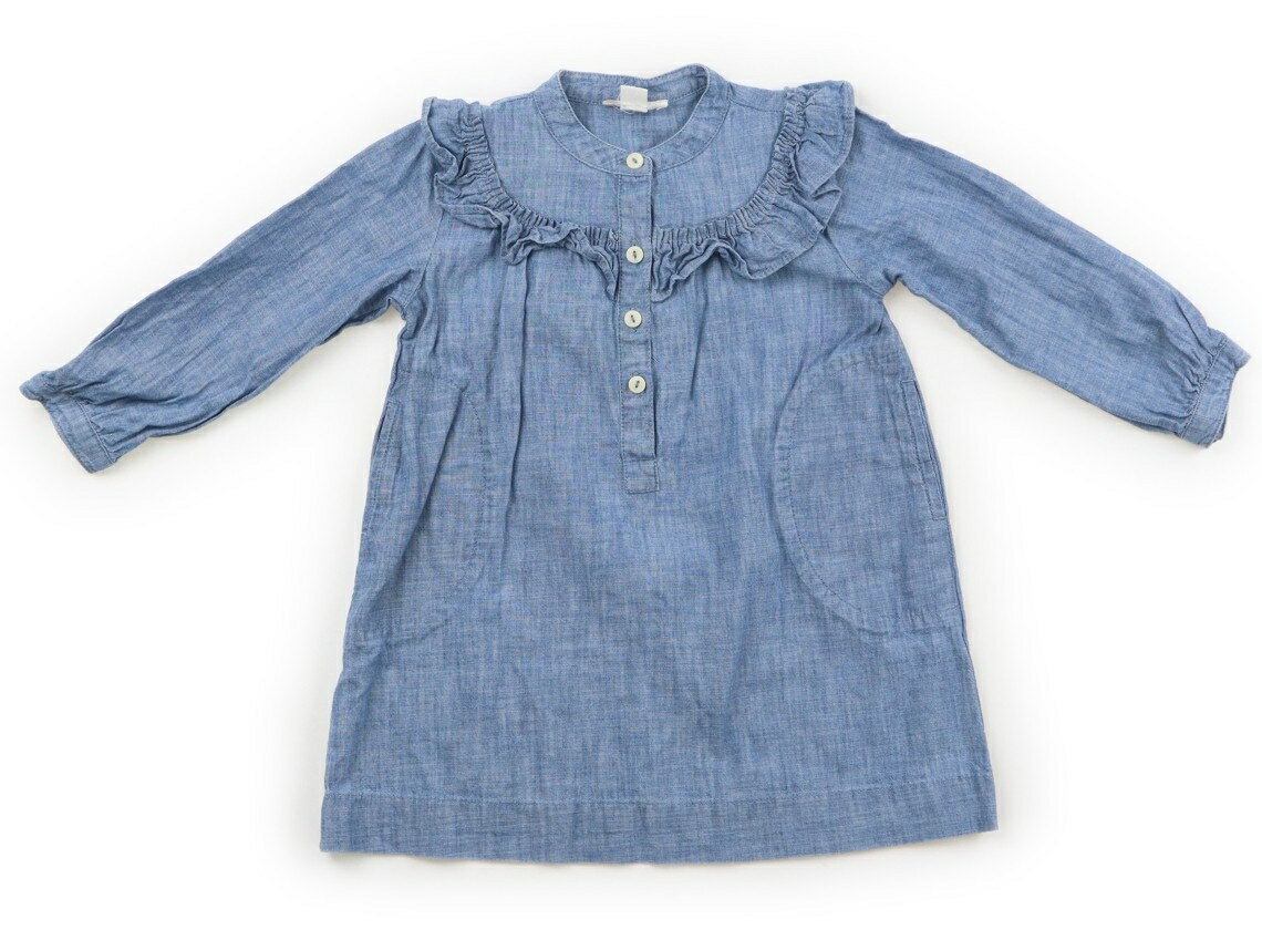 Rakuten - Jクルー J.Crew/Crewcuts ワンピース 90 女の子 青 子供服 ベビー服 キッズ アウトレット ユーズド 【中古】キッズ・ベビー・マタニティ