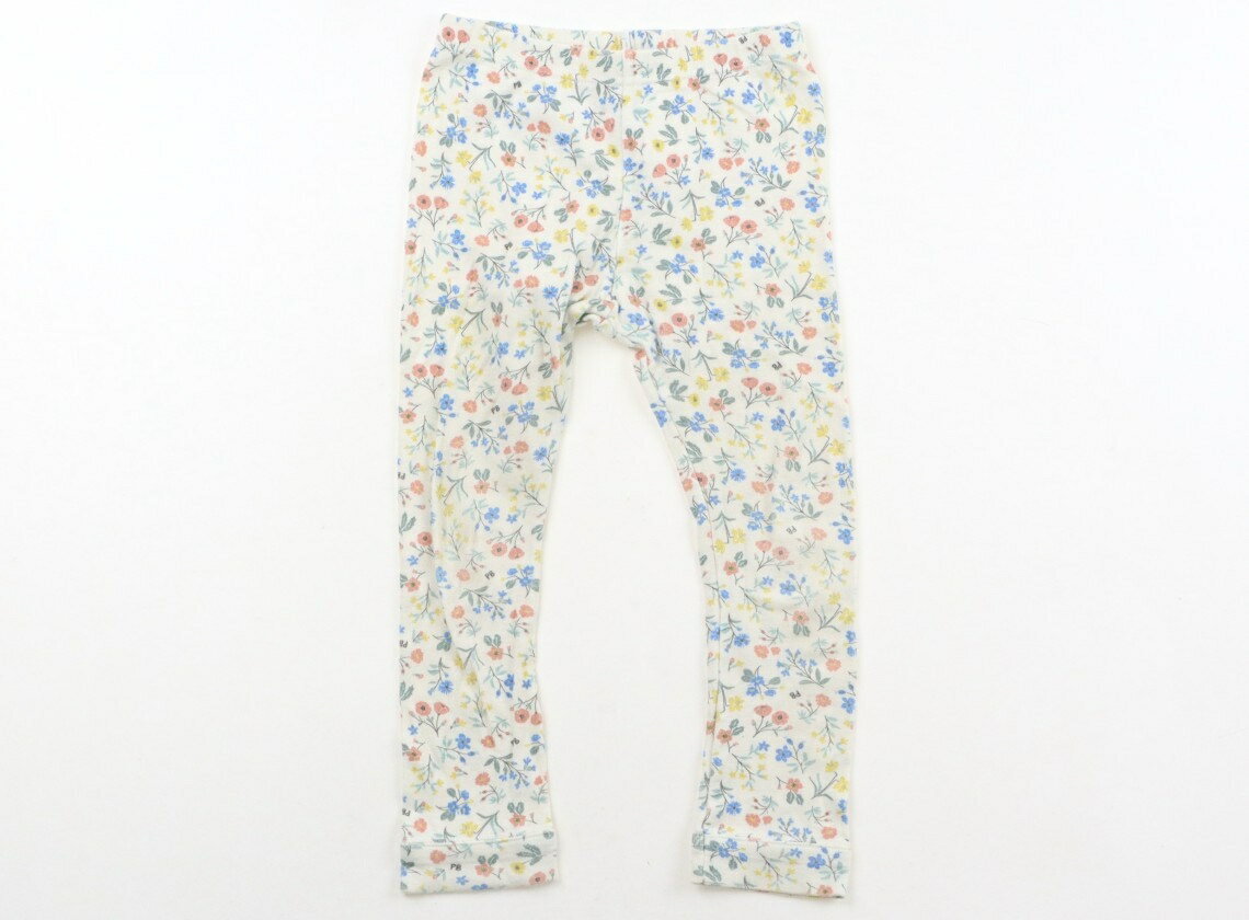 Spats - プチバトー PETIT BATEAU レギンス 95 女の子 白、花柄 子供服 ベビー服 キッズ アウトレット ユーズド 【中古】キッズ・ベビー・マタニティ