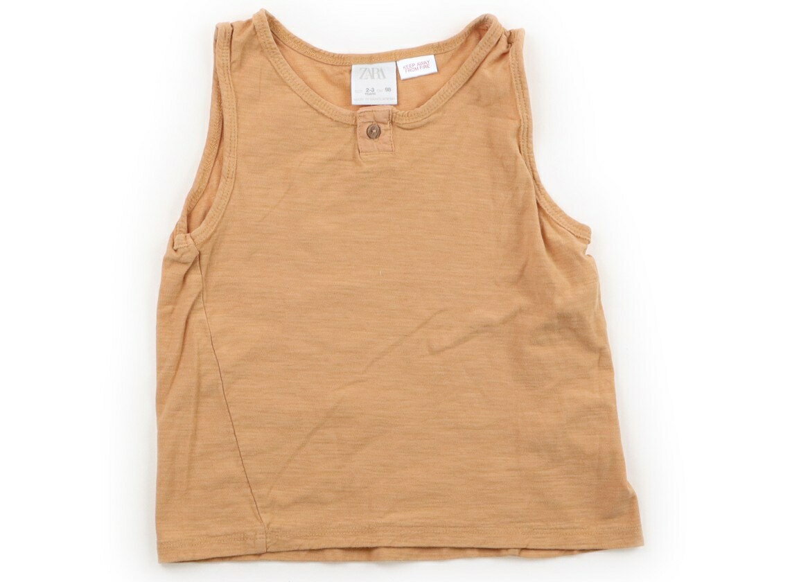 ZARA Tank Top/Camisole, Size 95, Boys, Brown/Orange, Children's Clothing, Baby Clothes, Kids, Outlet, Used [Pre-owned] Kids, Baby, Maternity