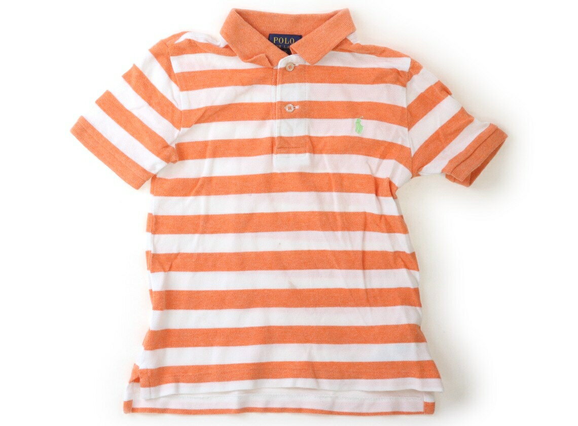 ポロラルフローレン POLO RALPH LAUREN Tシャツ・カットソー 100 男の子 オレンジ・ボーダー 子供服 ベビー服 キッズ アウトレット ユーズド 【中古】キッズ・ベビー・マタニティ