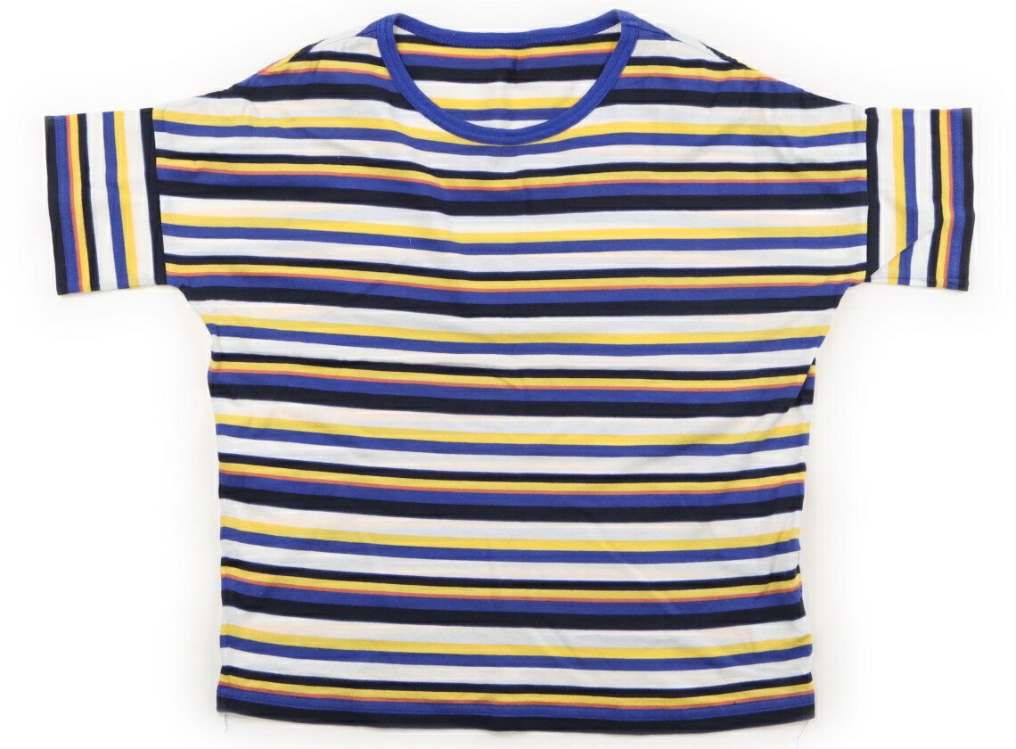 コムサフィユ COMME CA FILLE Tシャツ・カットソー 140 男の子 ボーダー　青 子供服 ベビー服 キッズ アウトレット ユーズド 【中古】キッズ・ベビー・マタニティ