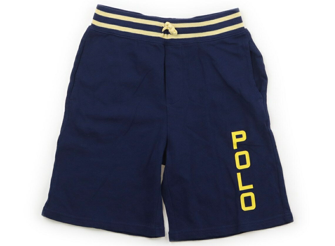 ポロラルフローレン POLO RALPH LAUREN ハーフパンツ 150 男の子 ネイビー　ブランドロゴ 子供服 ベビー服 キッズ アウトレット ユーズド 【中古】キッズ・ベビー・マタニティ