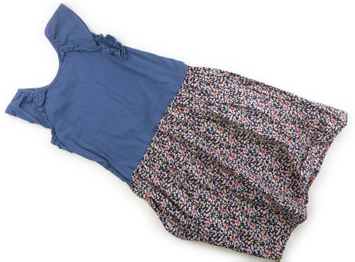 Dresses - ユナイテッドアローズ UNITED ARROWS ワンピース 150 女の子 ブルー、ネイビー、花柄 子供服 ベビー服 キッズ アウトレット ユーズド 【中古】キッズ・ベビー・マタニティ