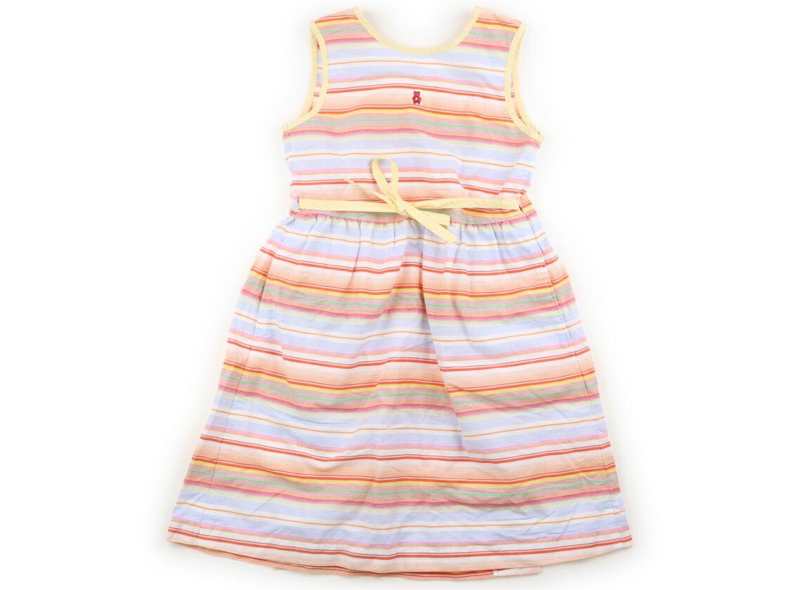 ファミリア familiar ワンピース 120 女の子 マルチカラーボーダー 子供服 ベビー服 キッズ アウトレット ユーズド 【中古】キッズ・ベビー・マタニティ