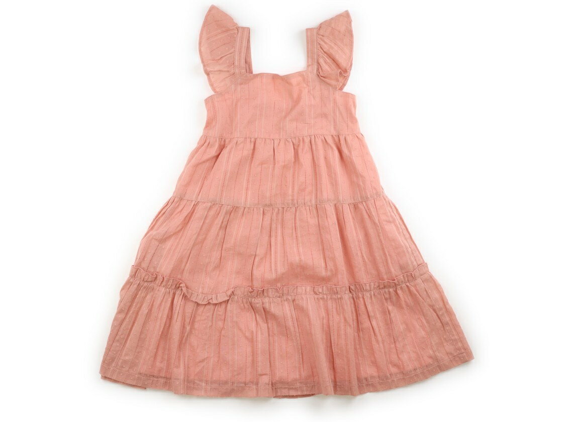 Dresses - ユナイテッドアローズ UNITED ARROWS ワンピース 110 女の子 スモーキーピンク・ストライプ 子供服 ベビー服 キッズ アウトレット ユーズド 【中古】キッズ・ベビー・マタニティ