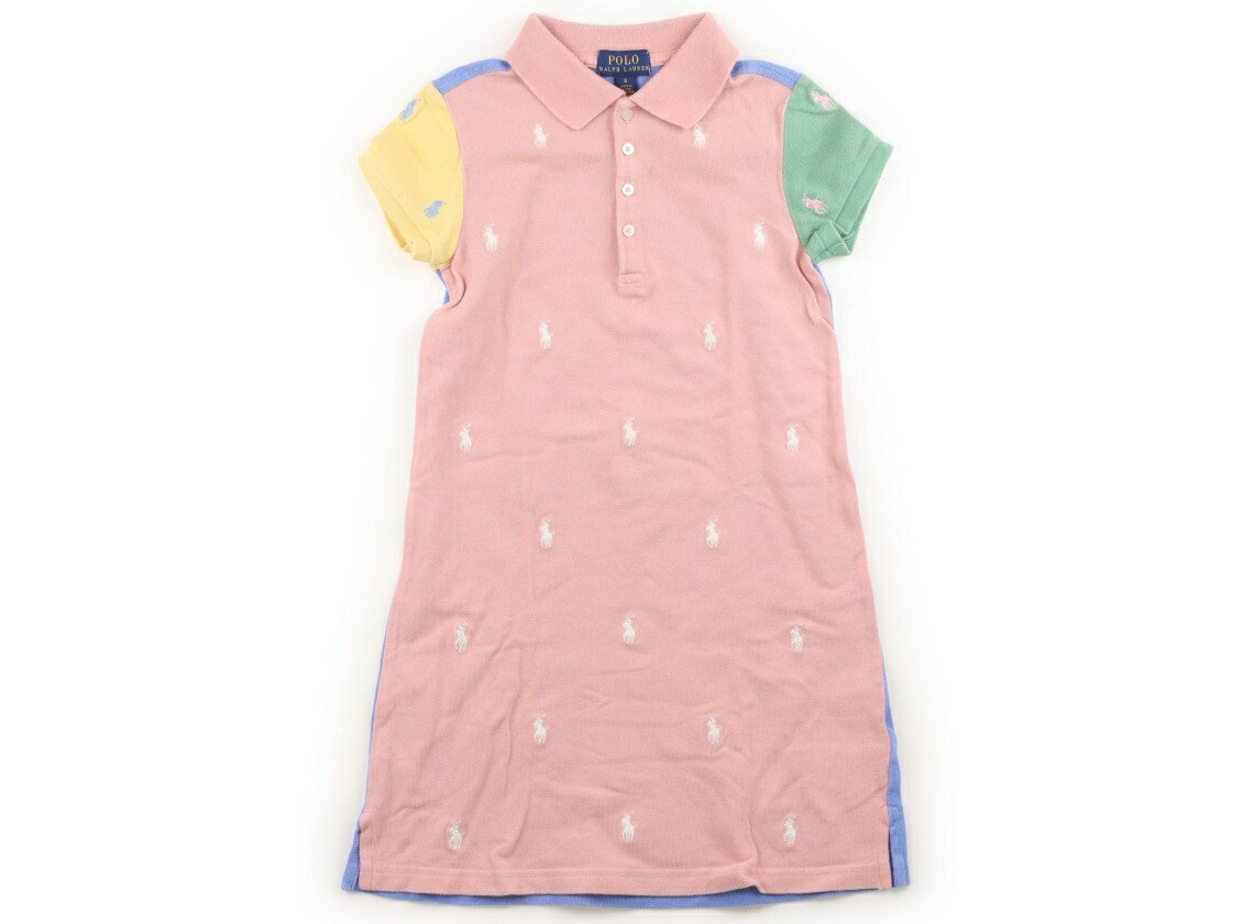 ポロラルフローレン POLO RALPH LAUREN ワンピース 120 女の子 ピンク、グリーン、イエロー、ブルー 子供服 ベビー服 キッズ アウトレット ユーズド 【中古】キッズ・ベビー・マタニティ