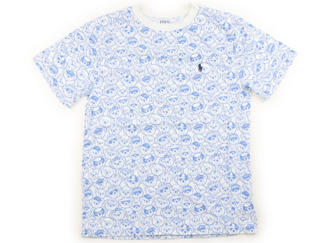 ポロラルフローレン POLO RALPH LAUREN Tシャツ・カットソー 150 男の子 ブルー、白 子供服 ベビー服 キッズ アウトレット ユーズド 【中古】キッズ・ベビー・マタニティ