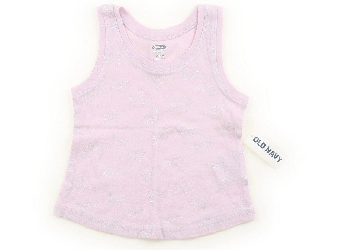オールドネイビー OLDNAVY タンクトップ・キャミソール 80 女の子 薄紫、スワン柄 子供服 ベビー服 キッズ アウトレット ユーズド 【中古】キッズ・ベビー・マタニティ