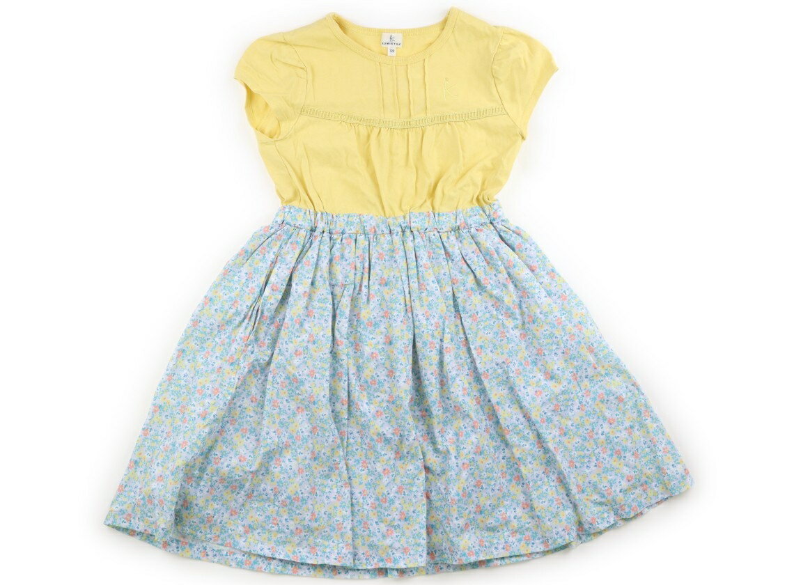 組曲 Kumikyoku ワンピース 120 女の子 黄色、花柄 子供服 ベビー服 キッズ アウトレット ユーズド 【中古】キッズ・ベビー・マタニティ