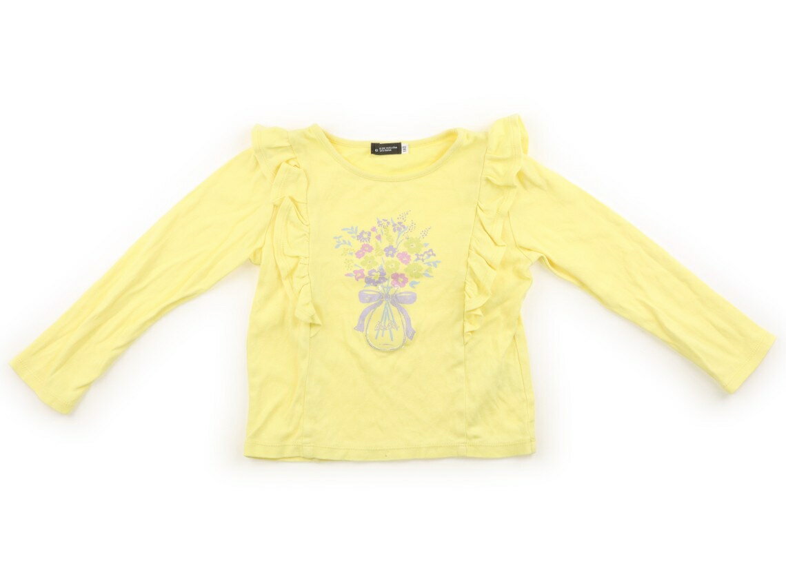 べべ BeBe Tシャツ・カットソー 110 女の子 黄色 子供服 ベビー服 キッズ アウトレット ユーズド 【中古】キッズ・ベビー・マタニティ