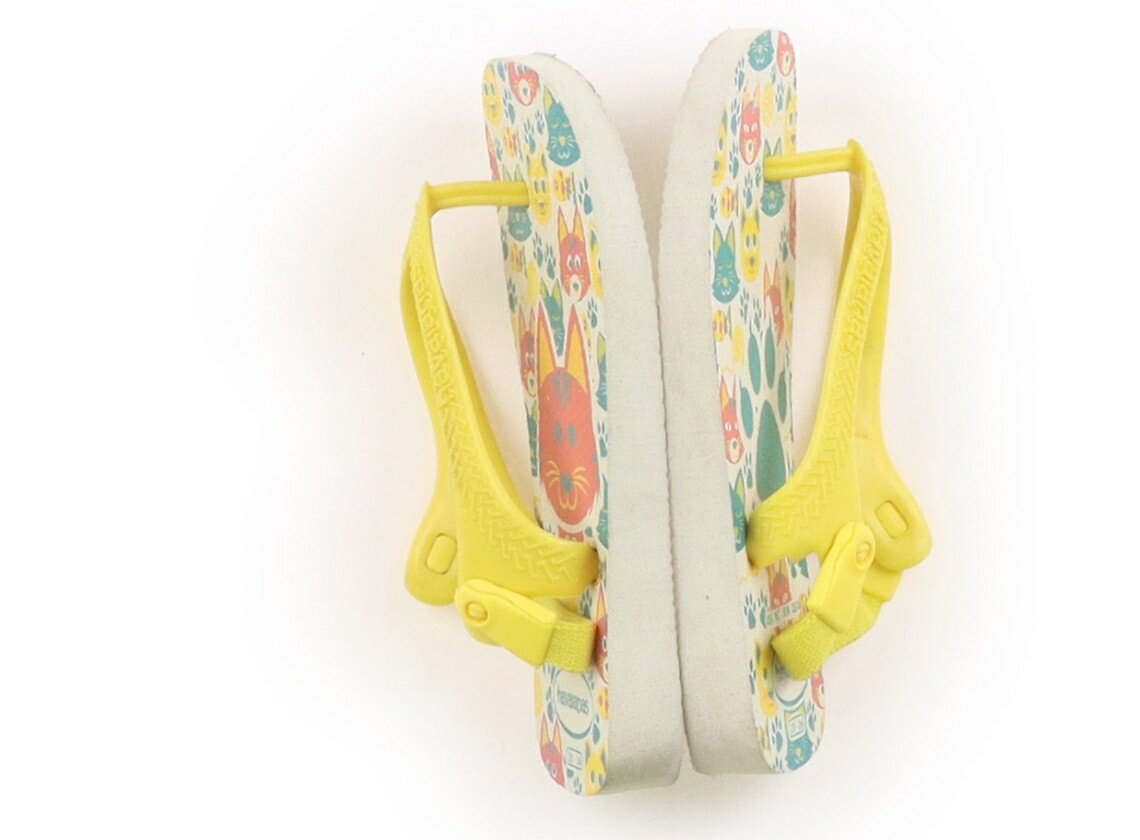 ハワイアナス havaianas サンダル 靴16cm〜 女の子 黄色系 子供服 ベビー服 キッズ...
