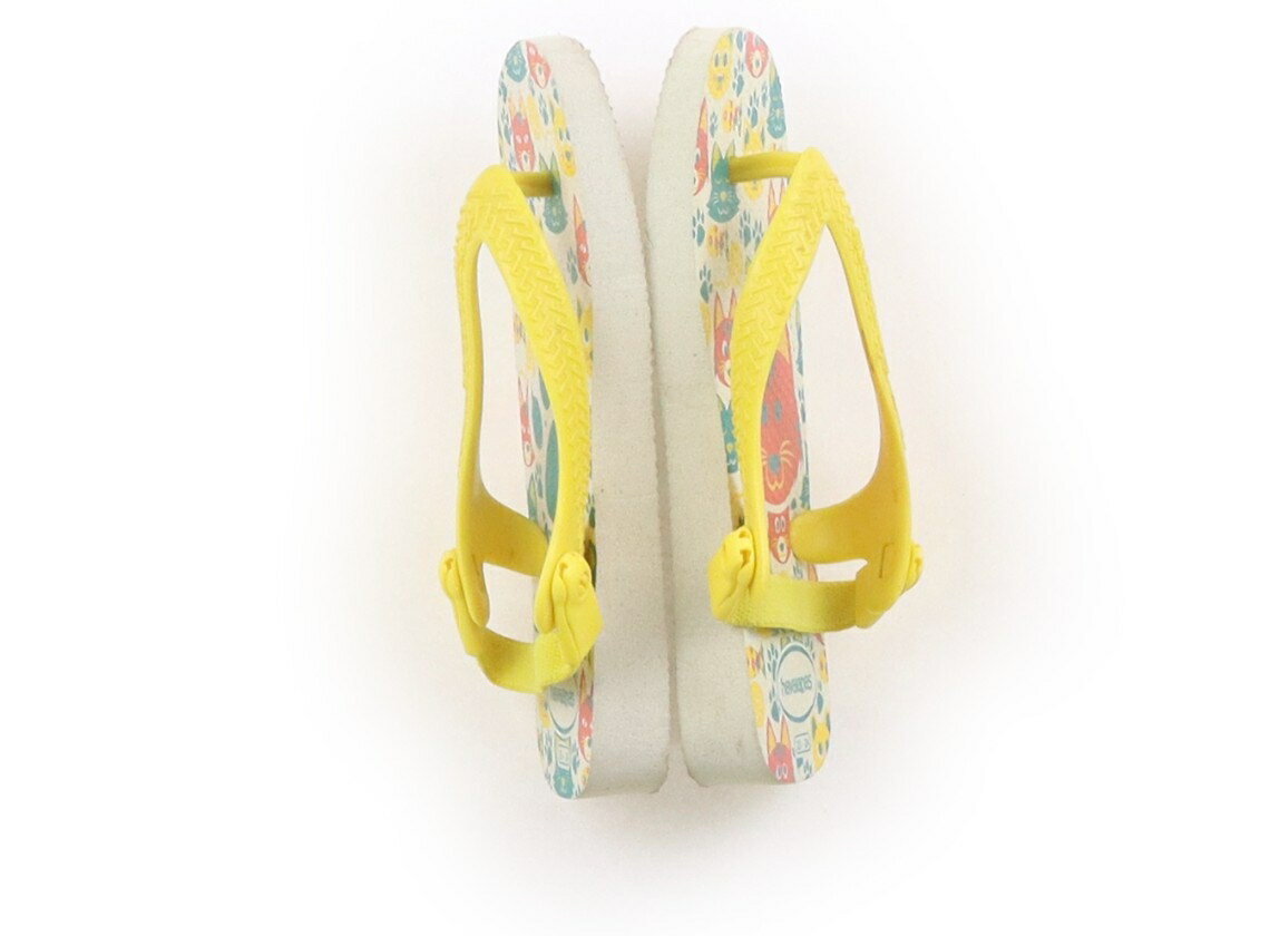 ハワイアナス havaianas サンダル 靴16cm〜 女の子 黄色系 子供服 ベビー服 キッズ...