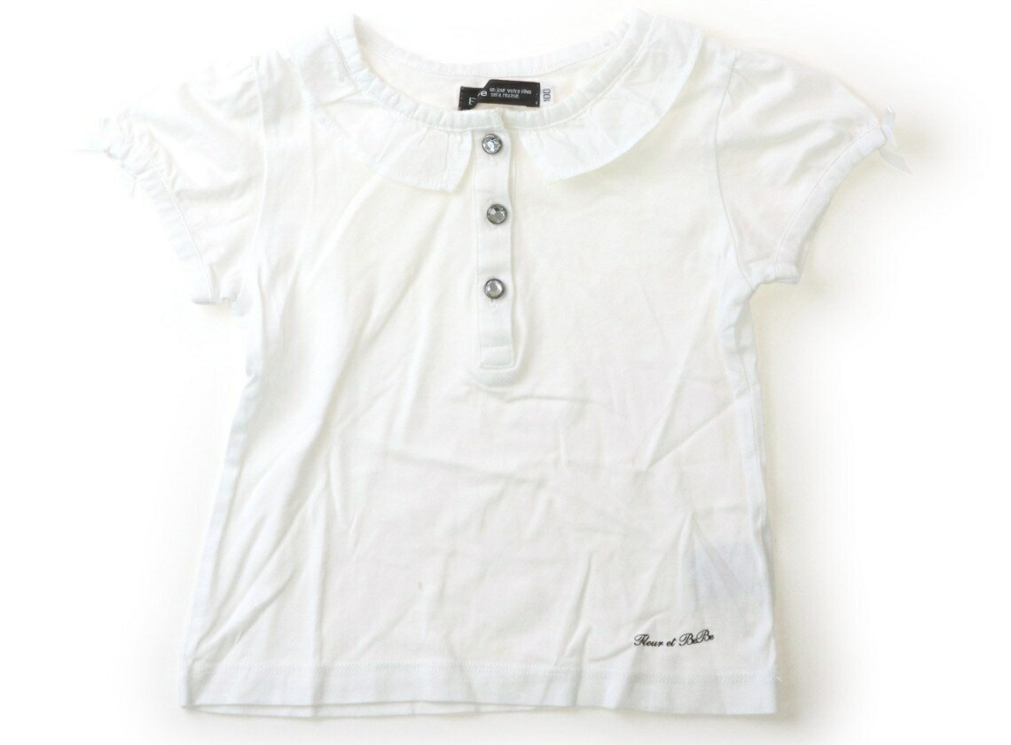 べべ BeBe Tシャツ・カットソー 100 女の子 ホワイト 子供服 ベビー服 キッズ アウトレット ユーズド 【中古】キッズ・ベビー・マタニティ